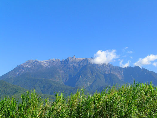 Mt KotuKinabalu Under a Big Blue Sky