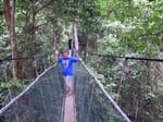 Borneo--Lois on Canopy Walk