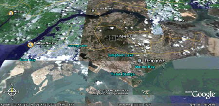 01 Singapore Map by Google
