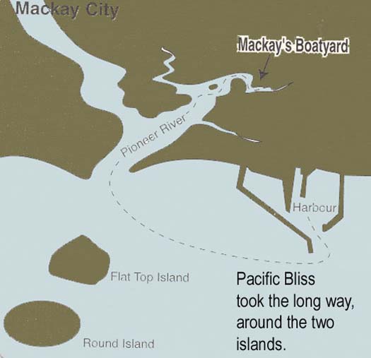 006 Route to Mackay Boatyard