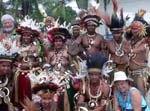Papua New Guinea Dancers with Lois and Gunter