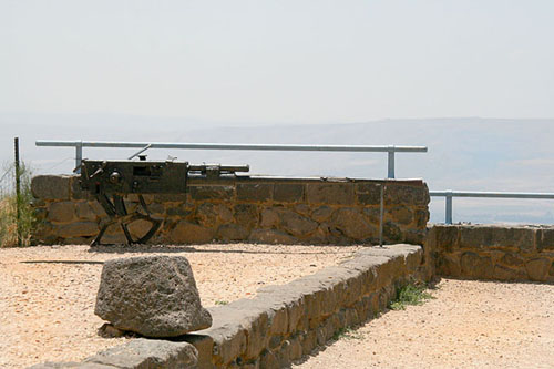 35 Israel's Golan Heights. Left-over Syrian artillery.