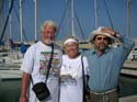 03 Gunter and Lois with Uzy at Ashkelon Marina, Israel