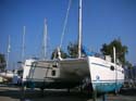 16 Pacific Bliss on the hard in Marmaris Yacht Marina