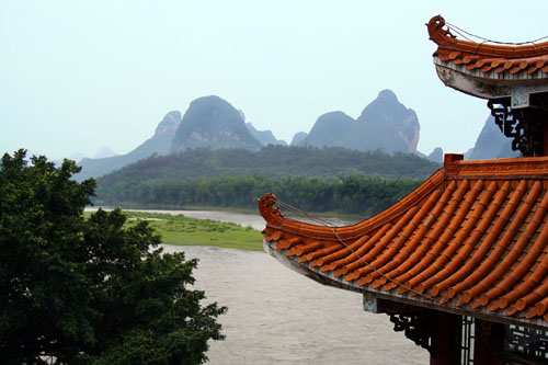 View of Li River from Yangshuo