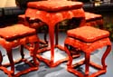 05  Bright red-orange table set