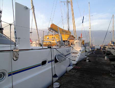 11Two Buddy Boats Prepare to Leave the Dock at Bali Marina