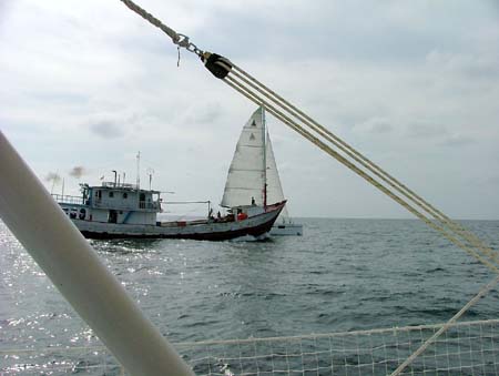 09 Fishing boat speeds between Simpatica and Pacific Bliss