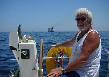 07 One happy Captain clears the Suez and into the Med