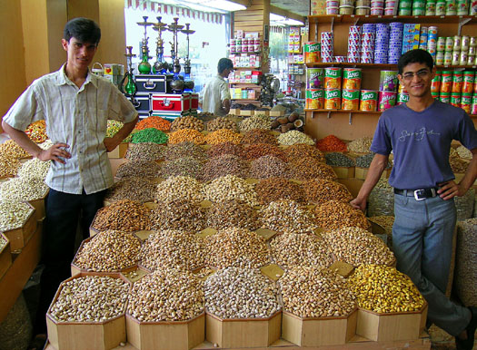 DSCN0063 Nut Display in Market