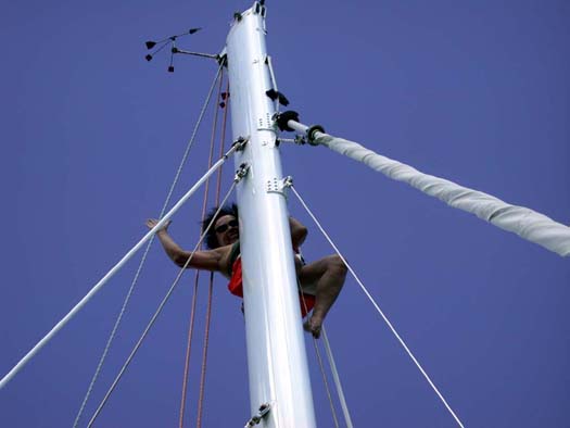DSCN5067 Lois Goes Up the Mast