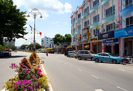 The Main Street of Kuah town