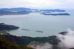 Langkawi Islands, man-made in foreground, natural in back